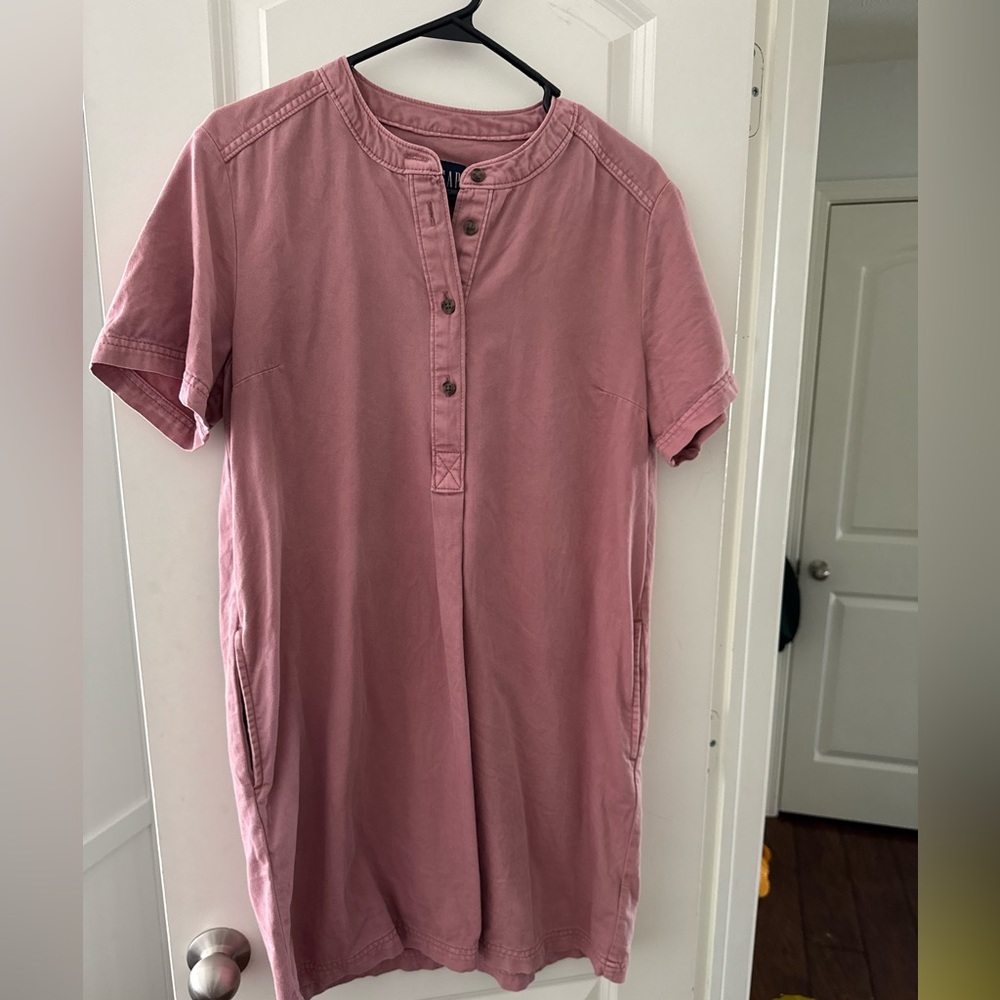 GAP Women’s Mauve Button Down Dress